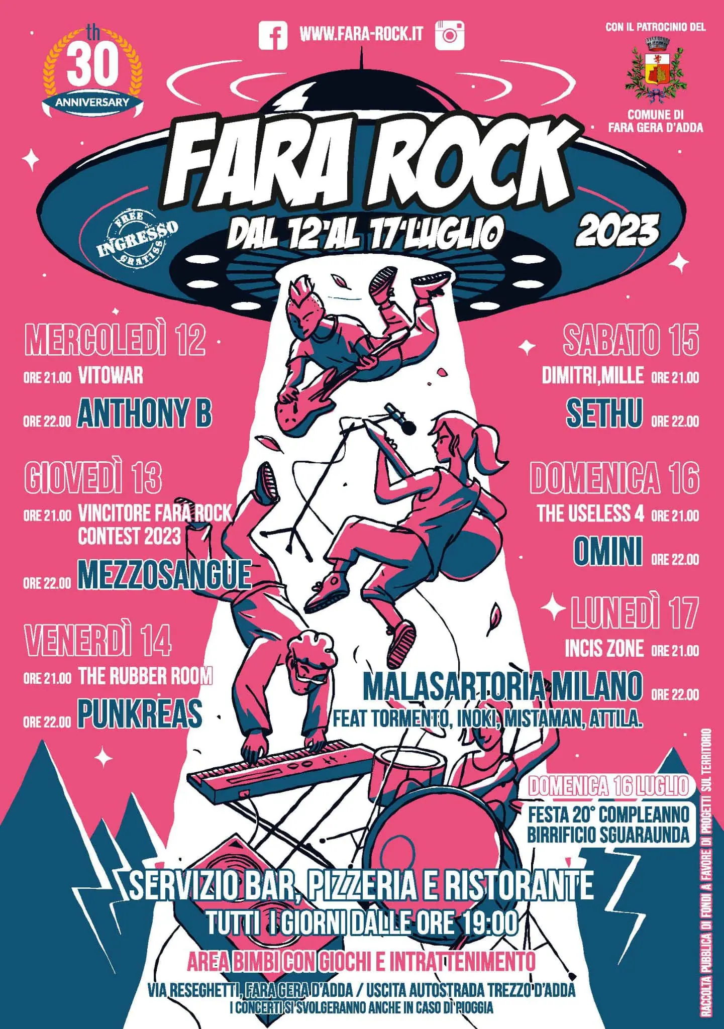 Locandina Fara Rock 2023