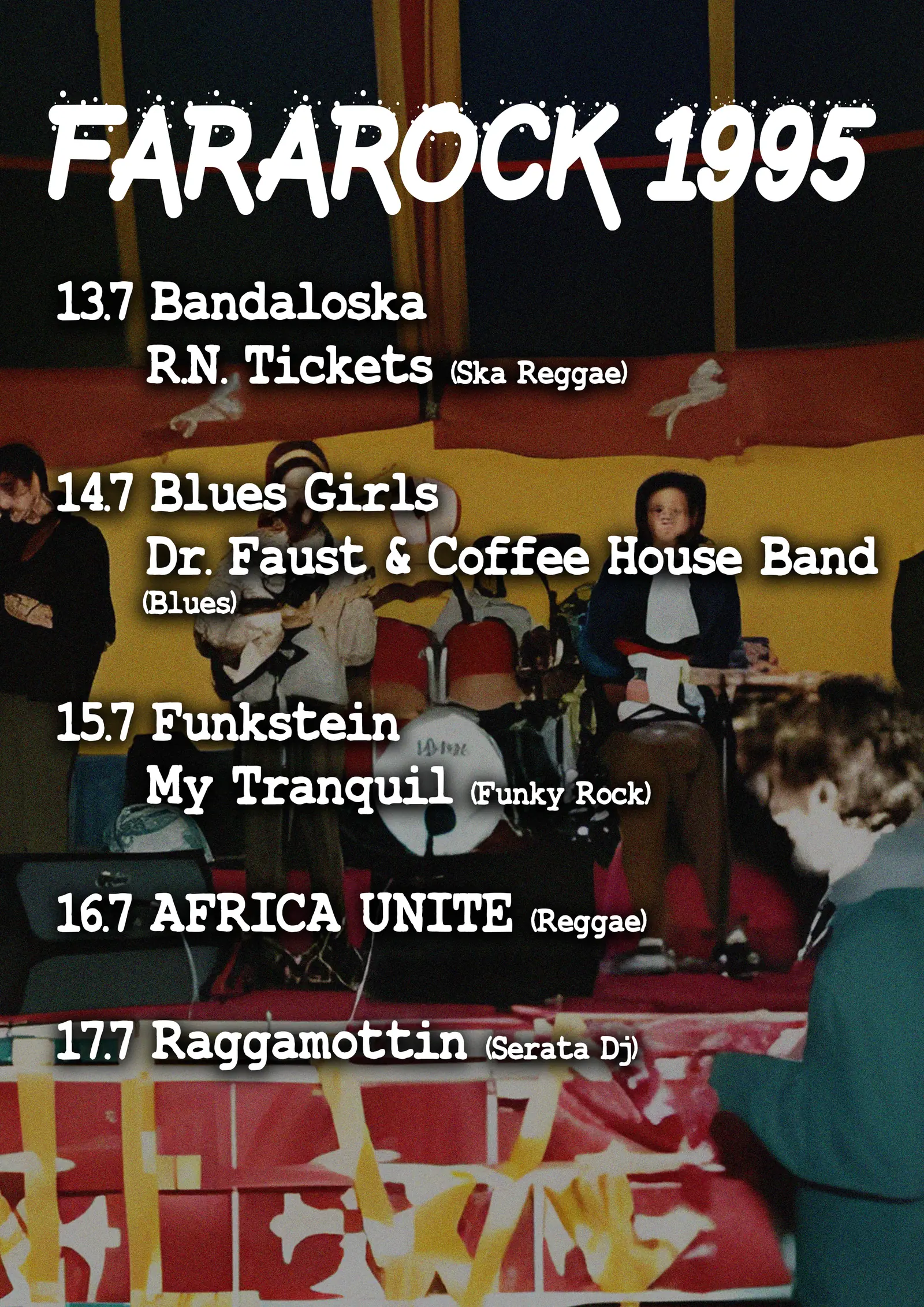 Locandina Fara Rock 1995