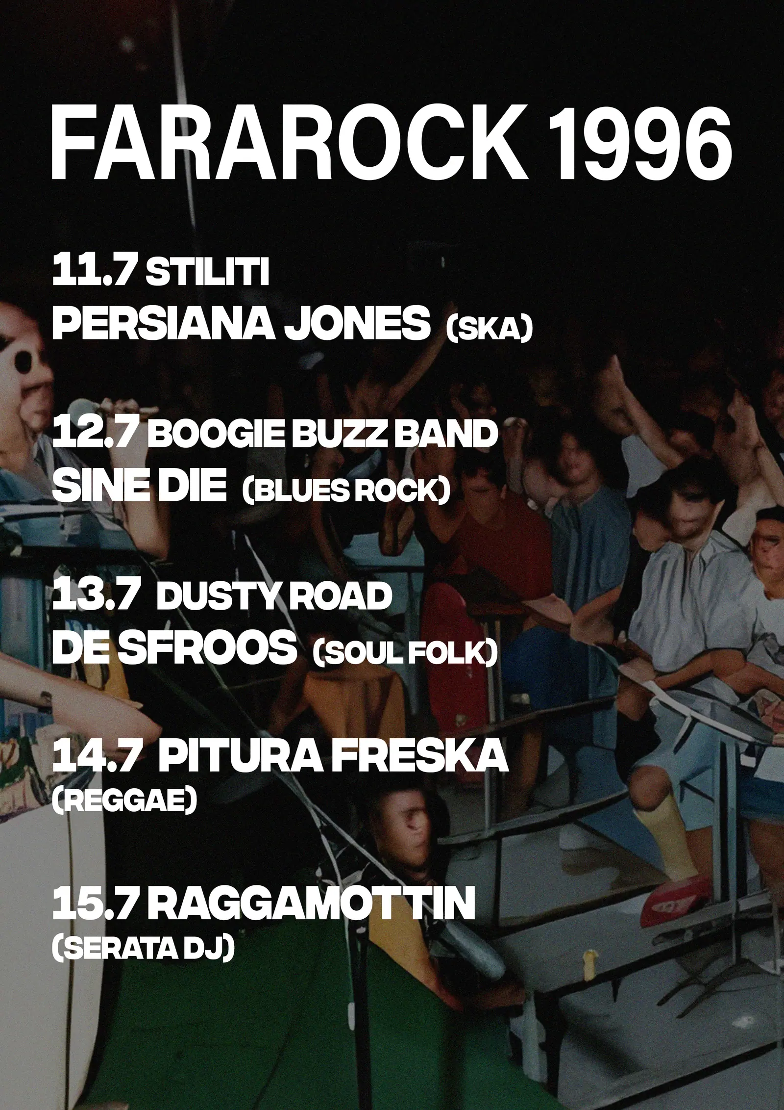 Locandina Fara Rock 1996