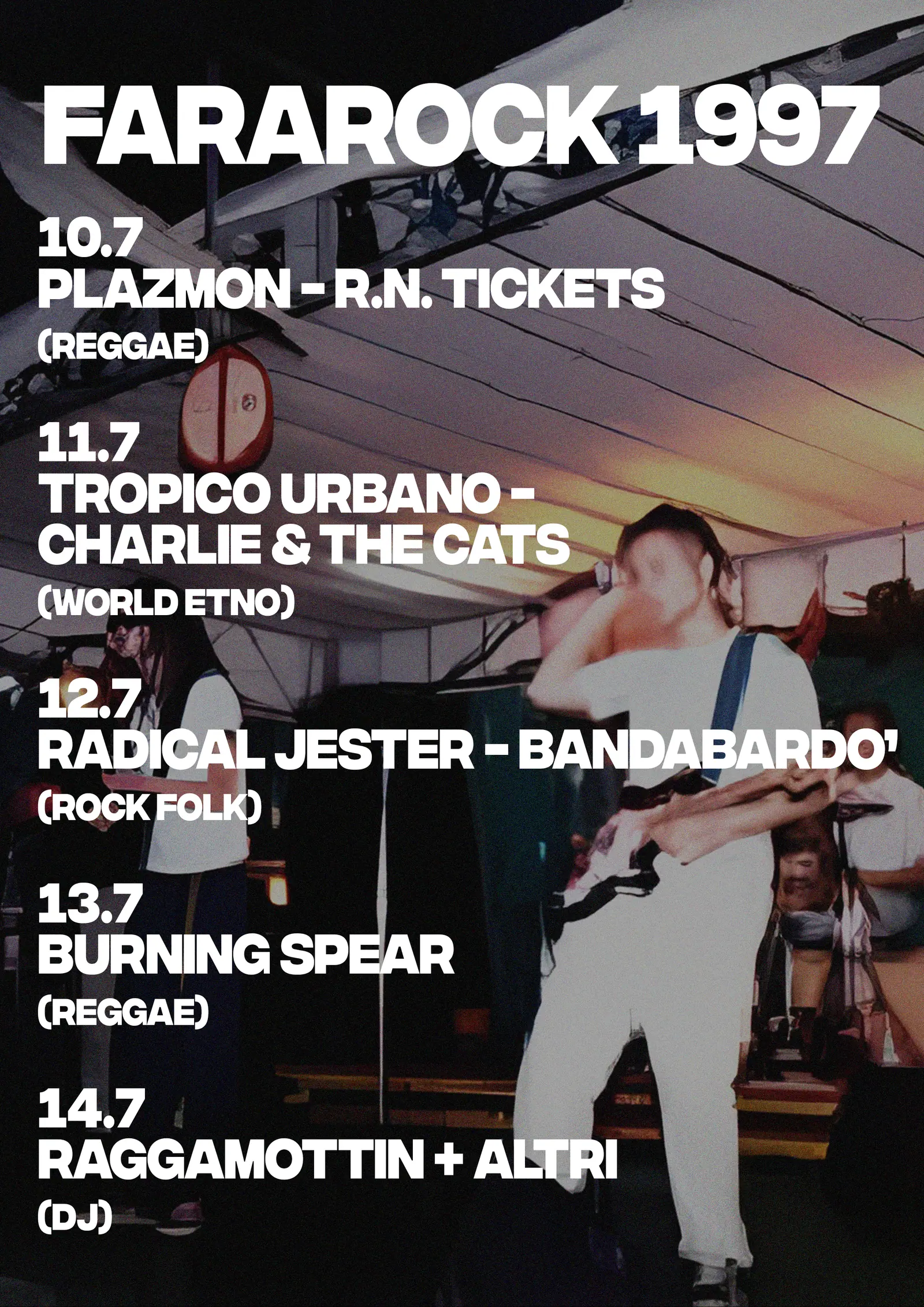 Locandina Fara Rock 1997