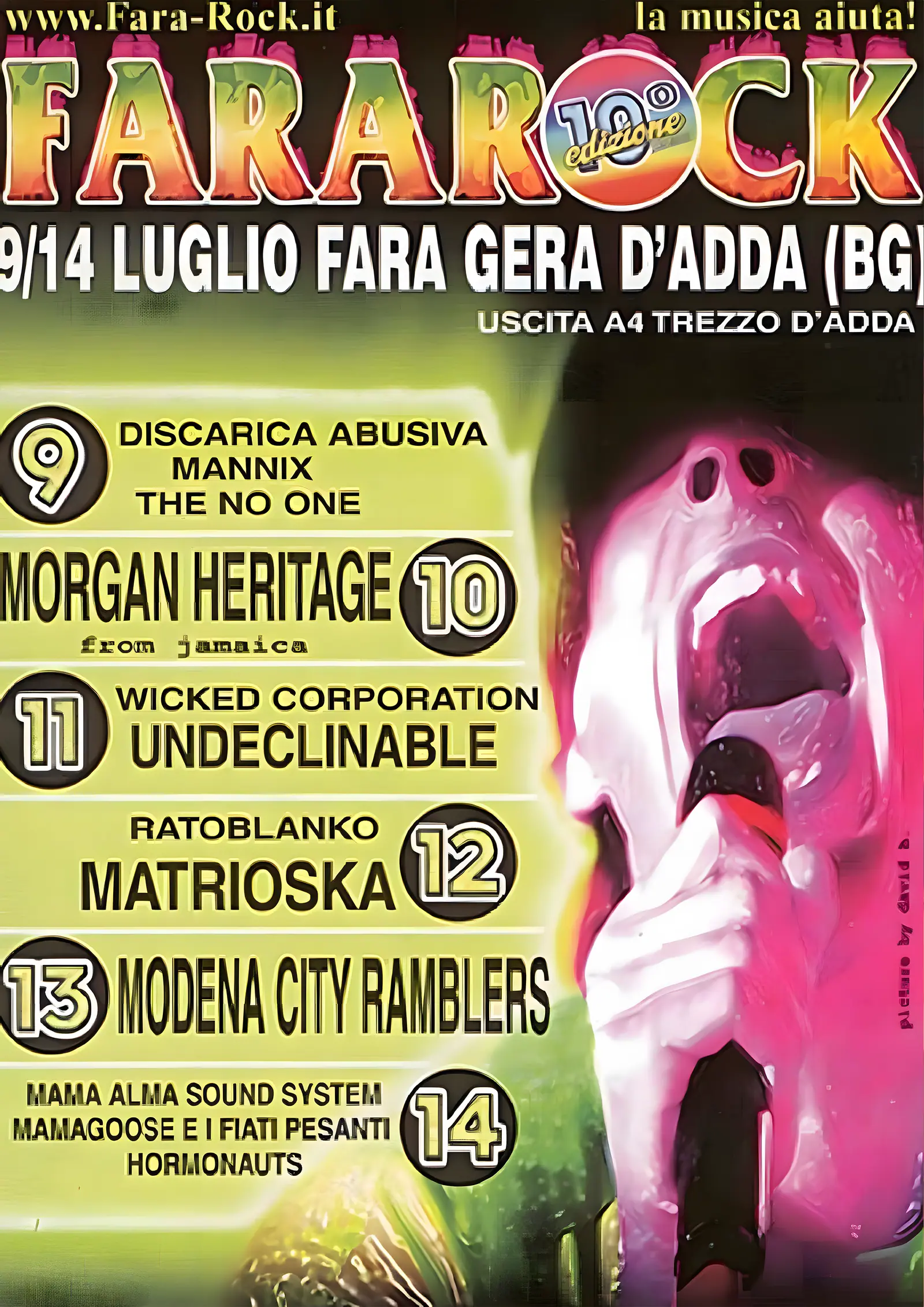Locandina Fara Rock 2003