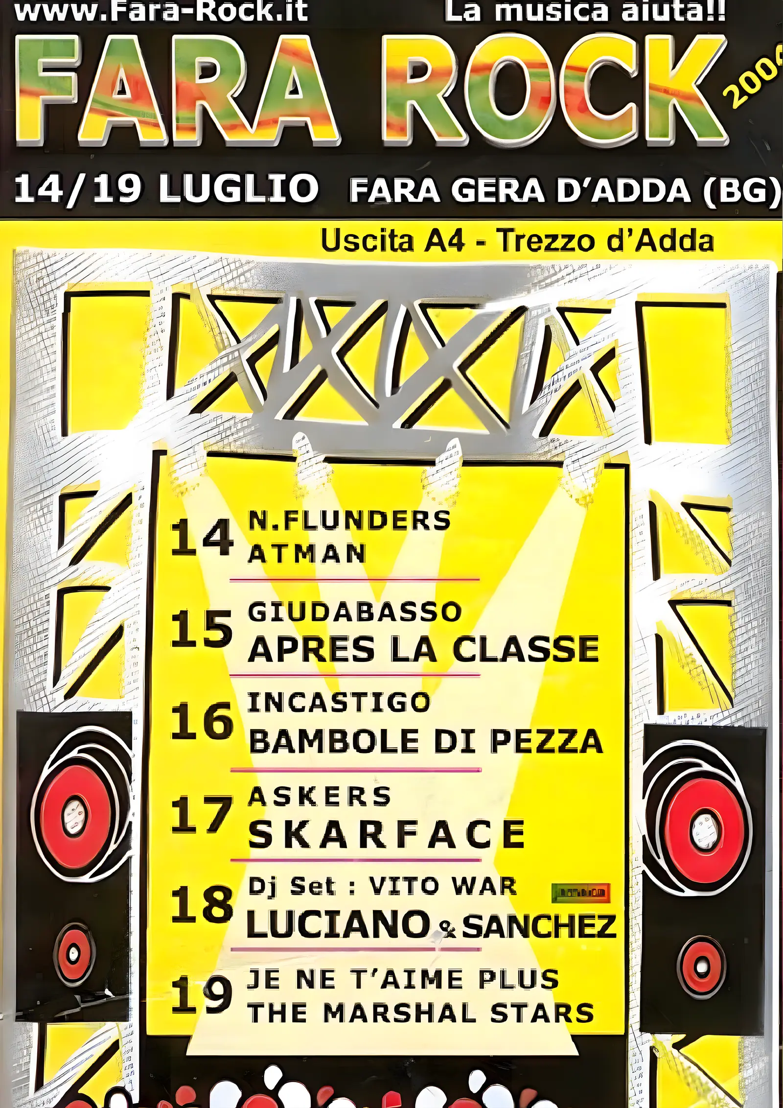Locandina Fara Rock 2004