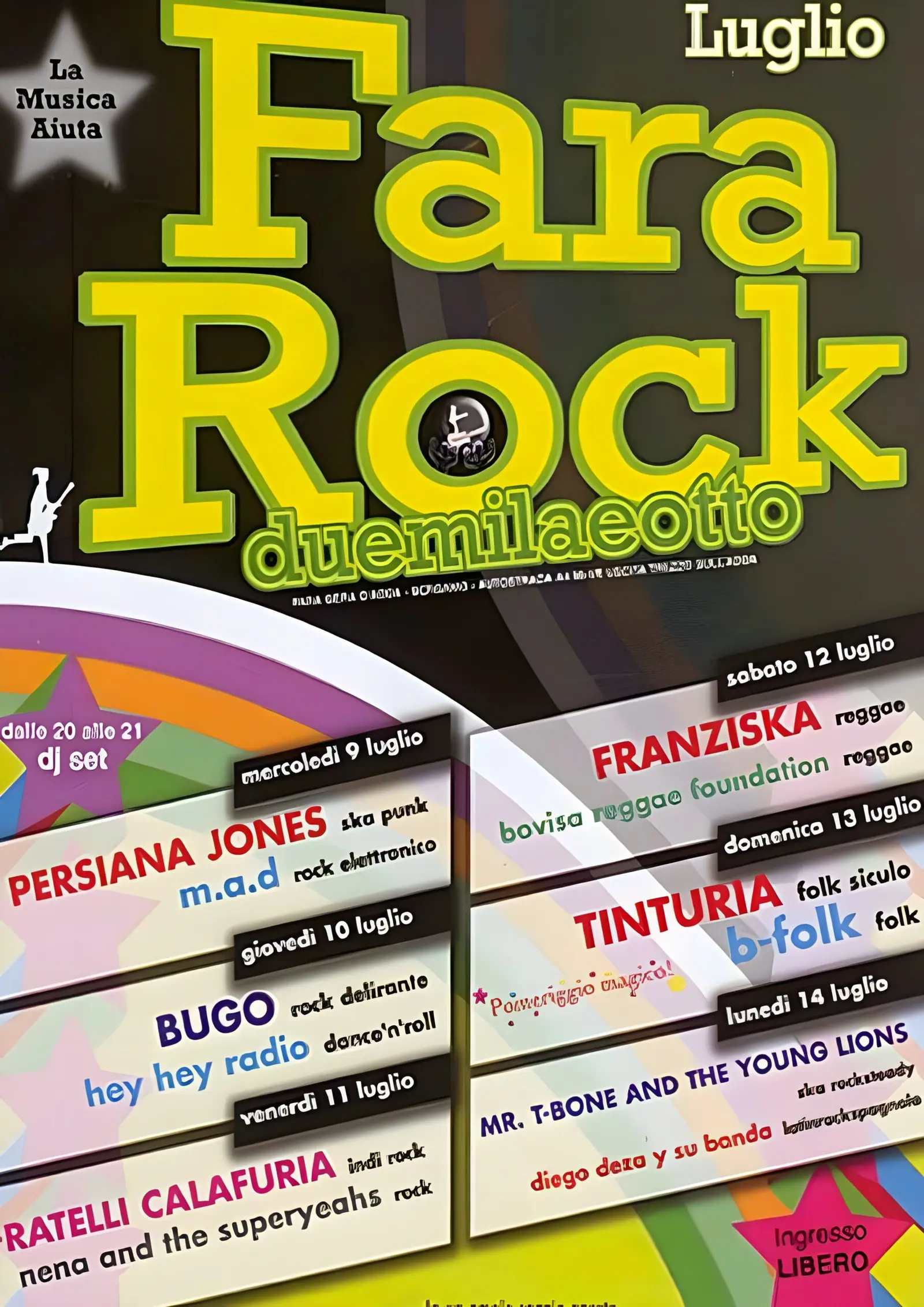 Locandina Fara Rock 2008