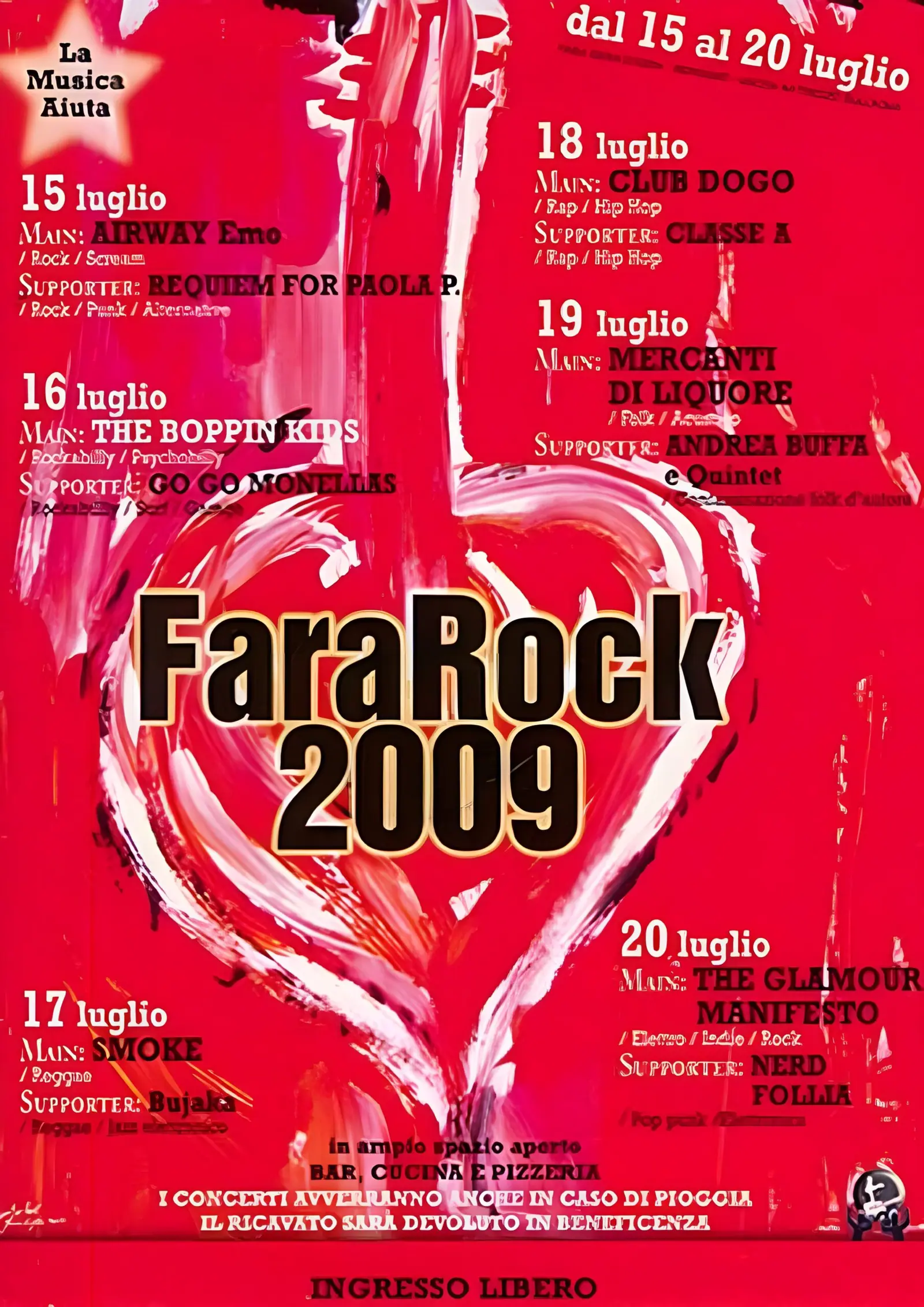 Locandina Fara Rock 2009