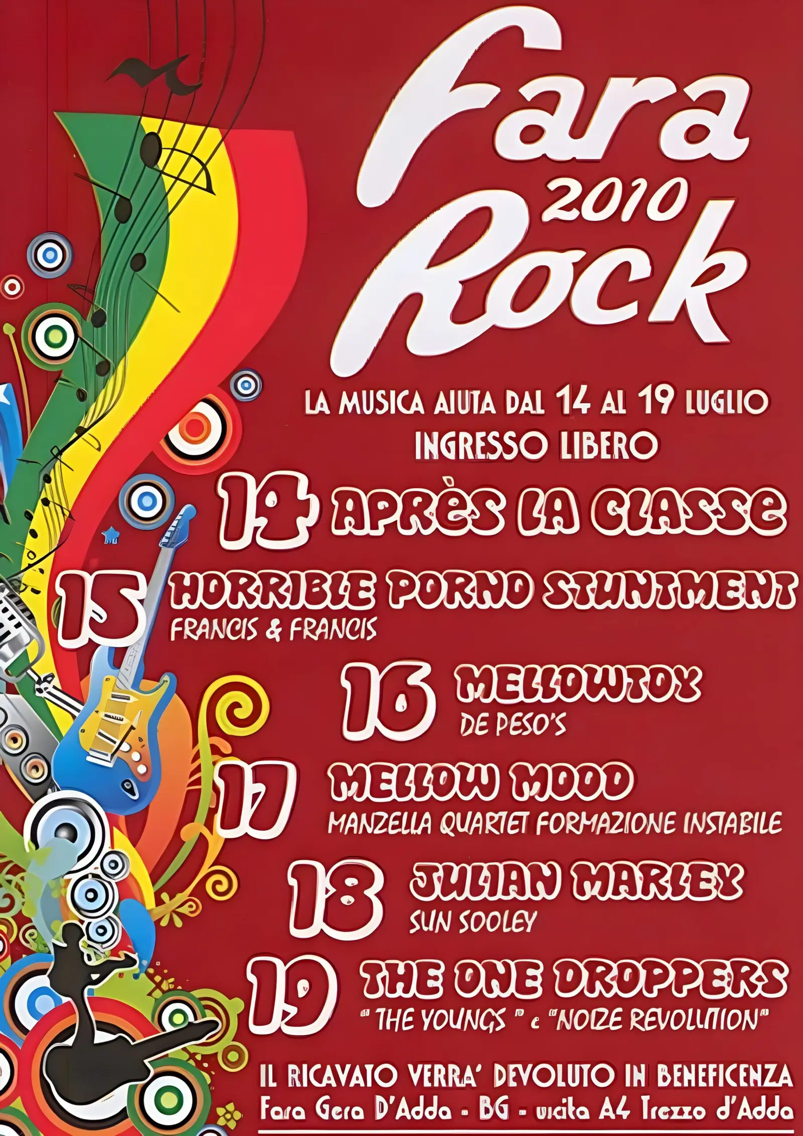 Locandina Fara Rock 2010