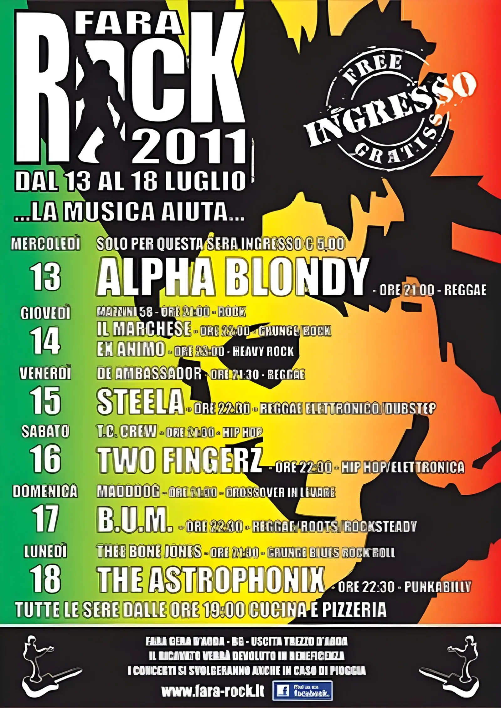 Locandina Fara Rock 2011