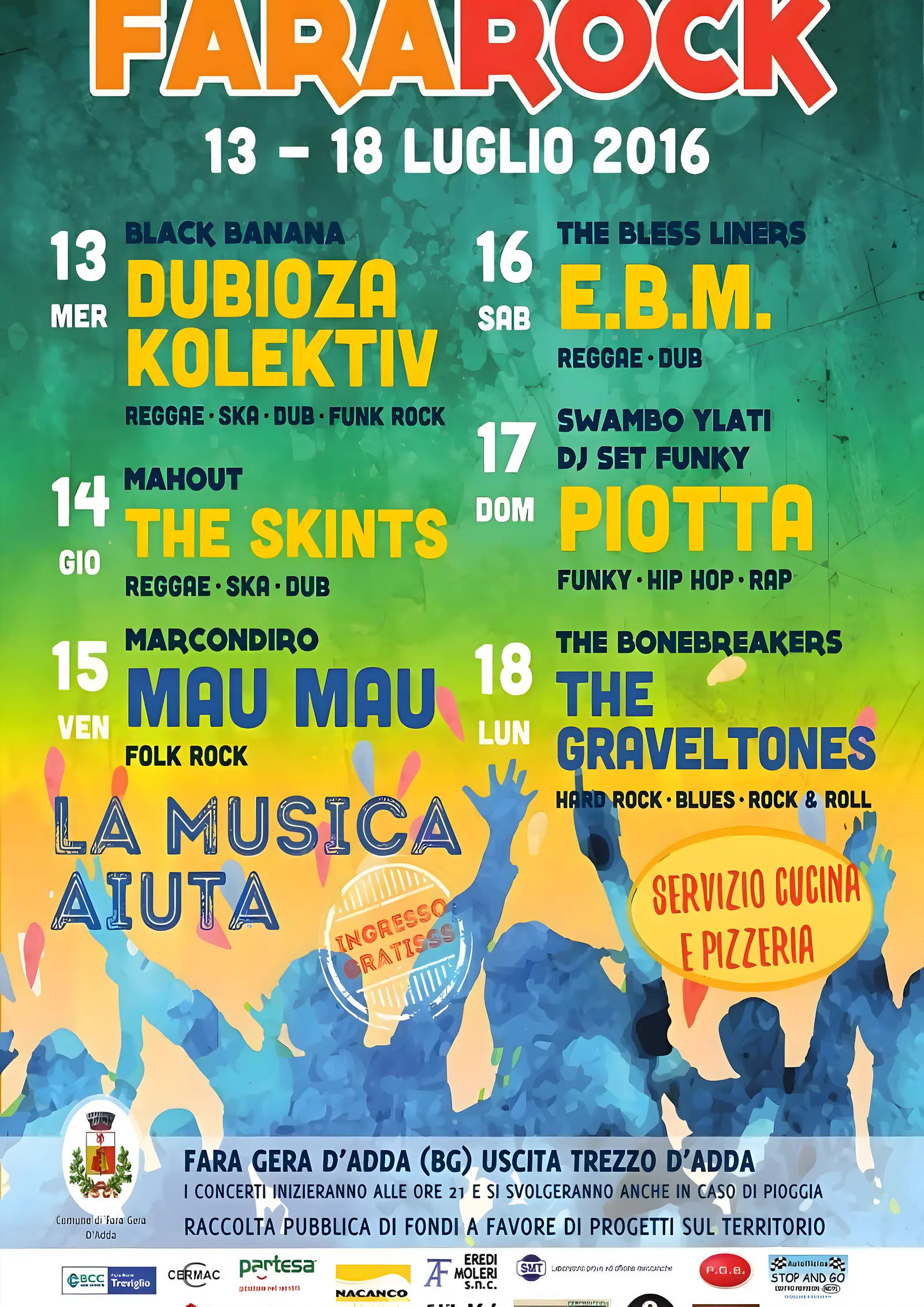 Locandina Fara Rock 2016