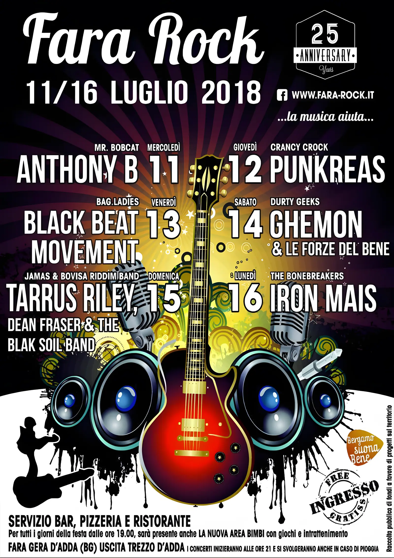 Locandina Fara Rock 2018